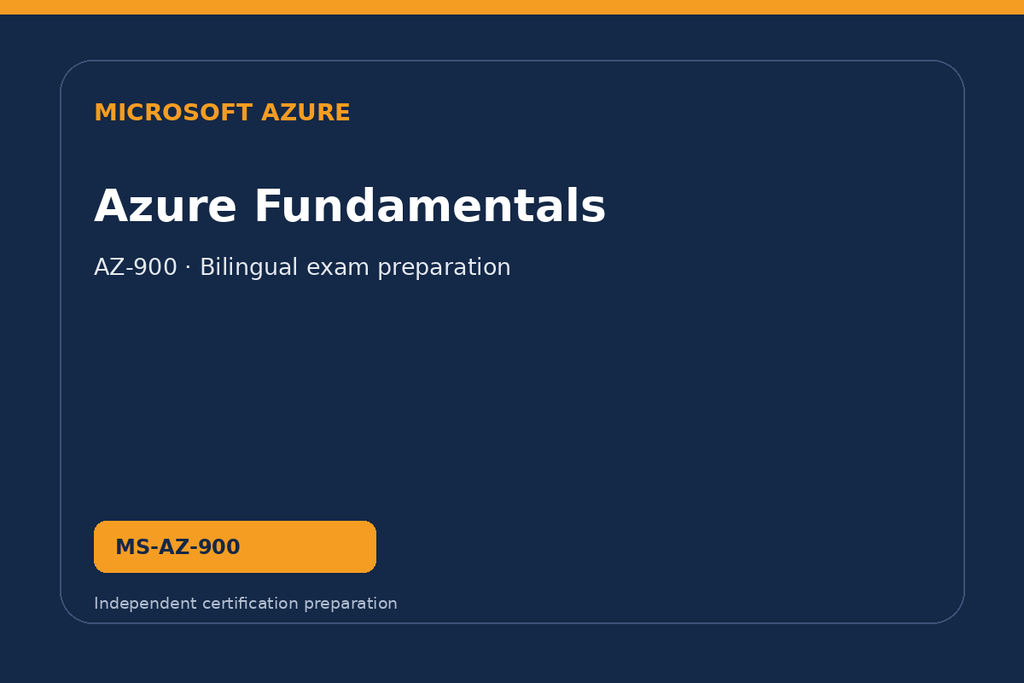 Microsoft Certified: Azure Fundamentals – AZ-900 — Preparation
